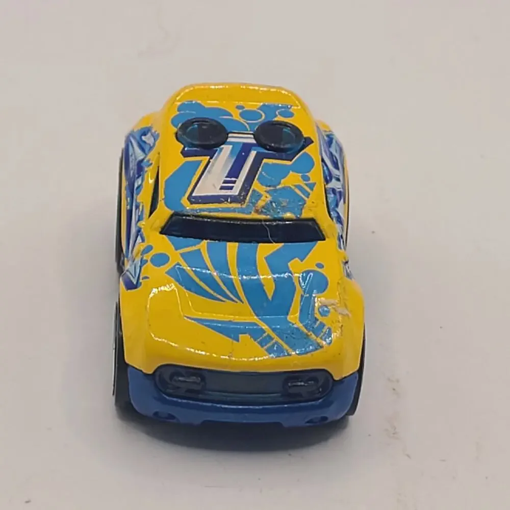 Hot Wheels Rocket Box Yellow & Blue Car Malaysia Loose